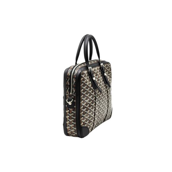 Goyard Ambassade PM Briefcase Business Handbag CHN020229 173243 Black - Picture 4 of 13